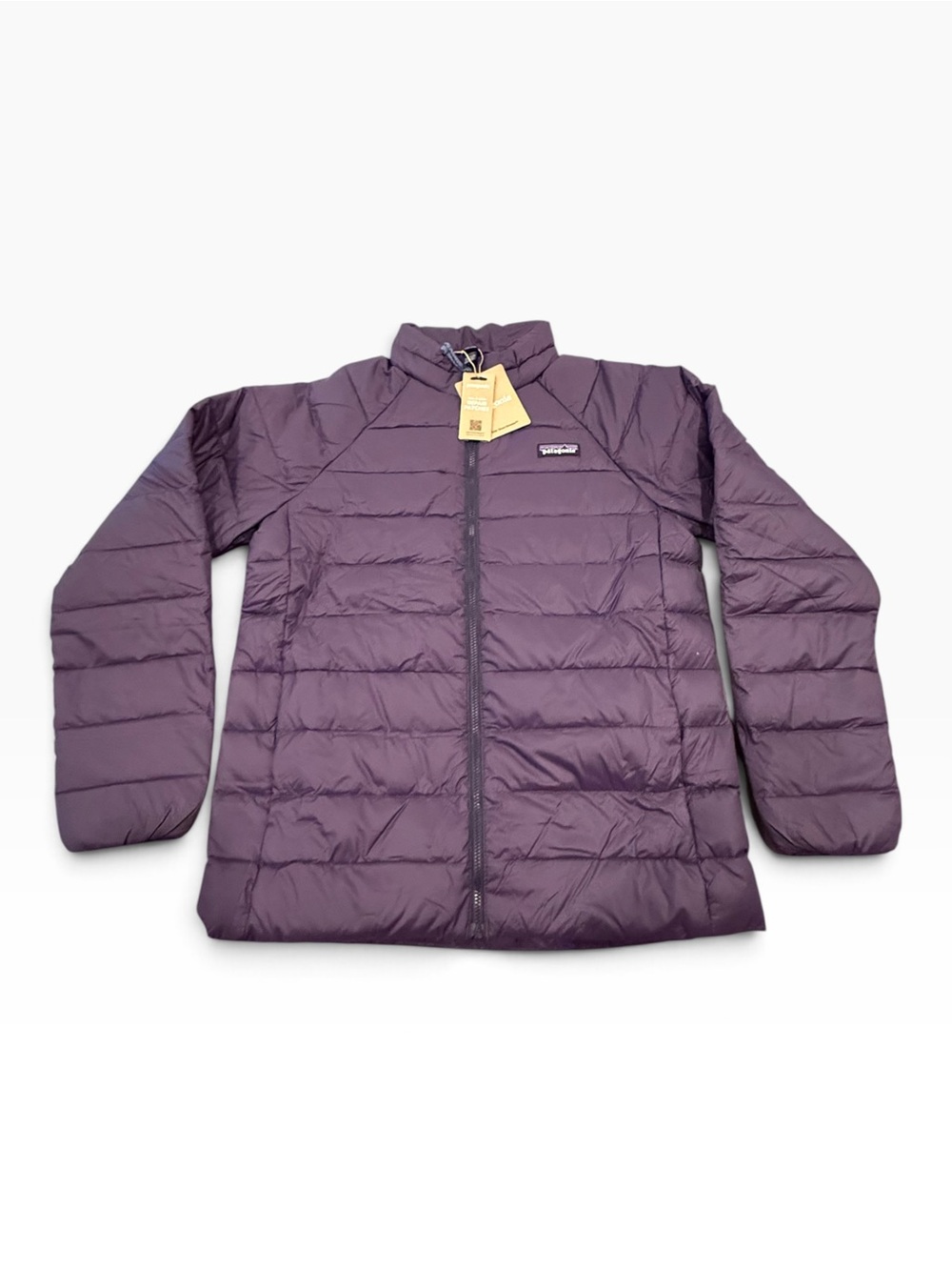 Patagonia Kids L 12 Down Sweater Jacket Plummet Purple NWT 68625 FA25